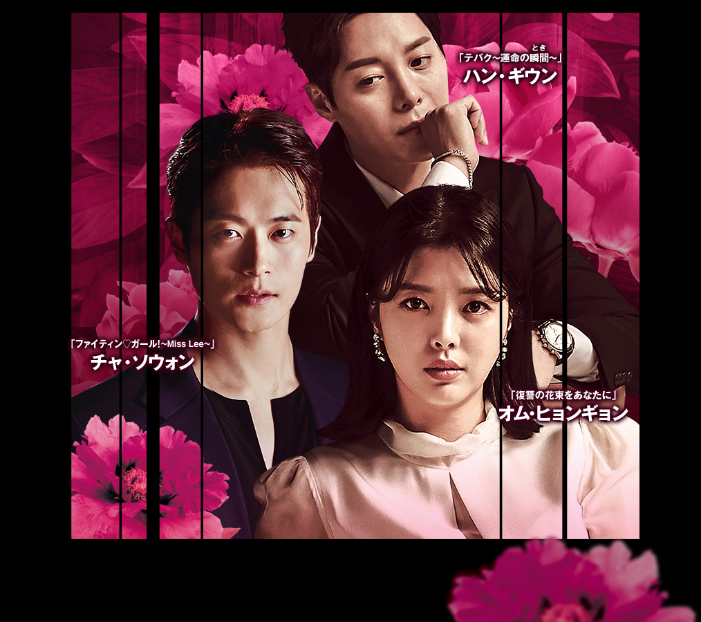 「復讐の花束をあなたに」オム・ヒョンギョン 「ファイティン♡ガール〜Miss Lee〜」チャ・ソウォン 「テバク～運命の瞬間（とき）〜」ハン・ギウン
